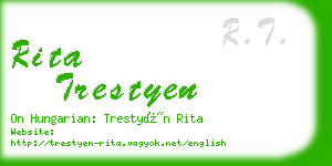 rita trestyen business card